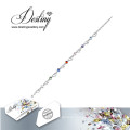 Destino joyería cristal de Swarovski corazón colorido pulsera